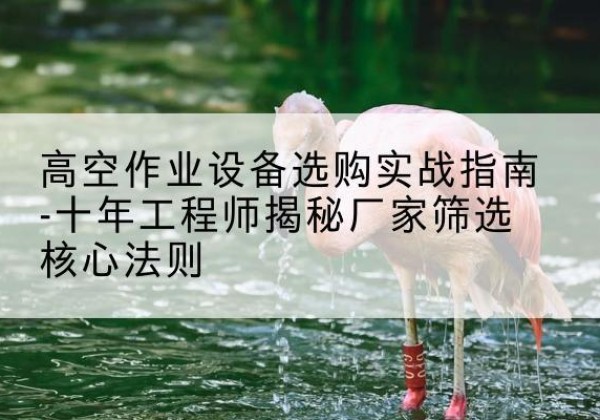 富裕剪叉式升降机厂家-高空作业设备选购实战指南-十年工程师揭秘厂家筛选核心法则